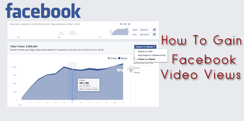 How to Gain Facebook Video Views